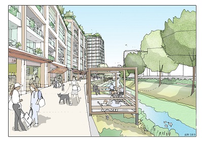 Bridge Close artist's impression.