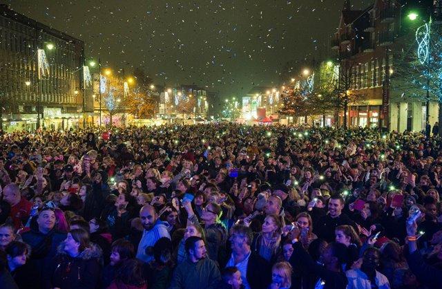 Romford Christmas lights switch-on