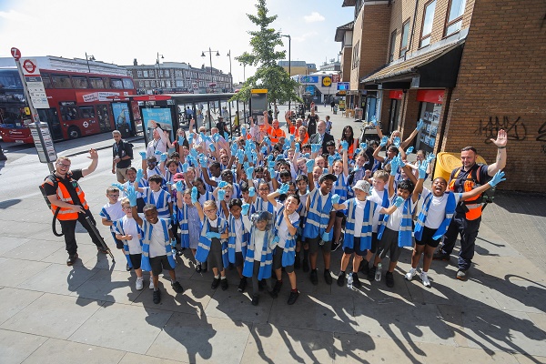chewing gum clean up on Havering streets