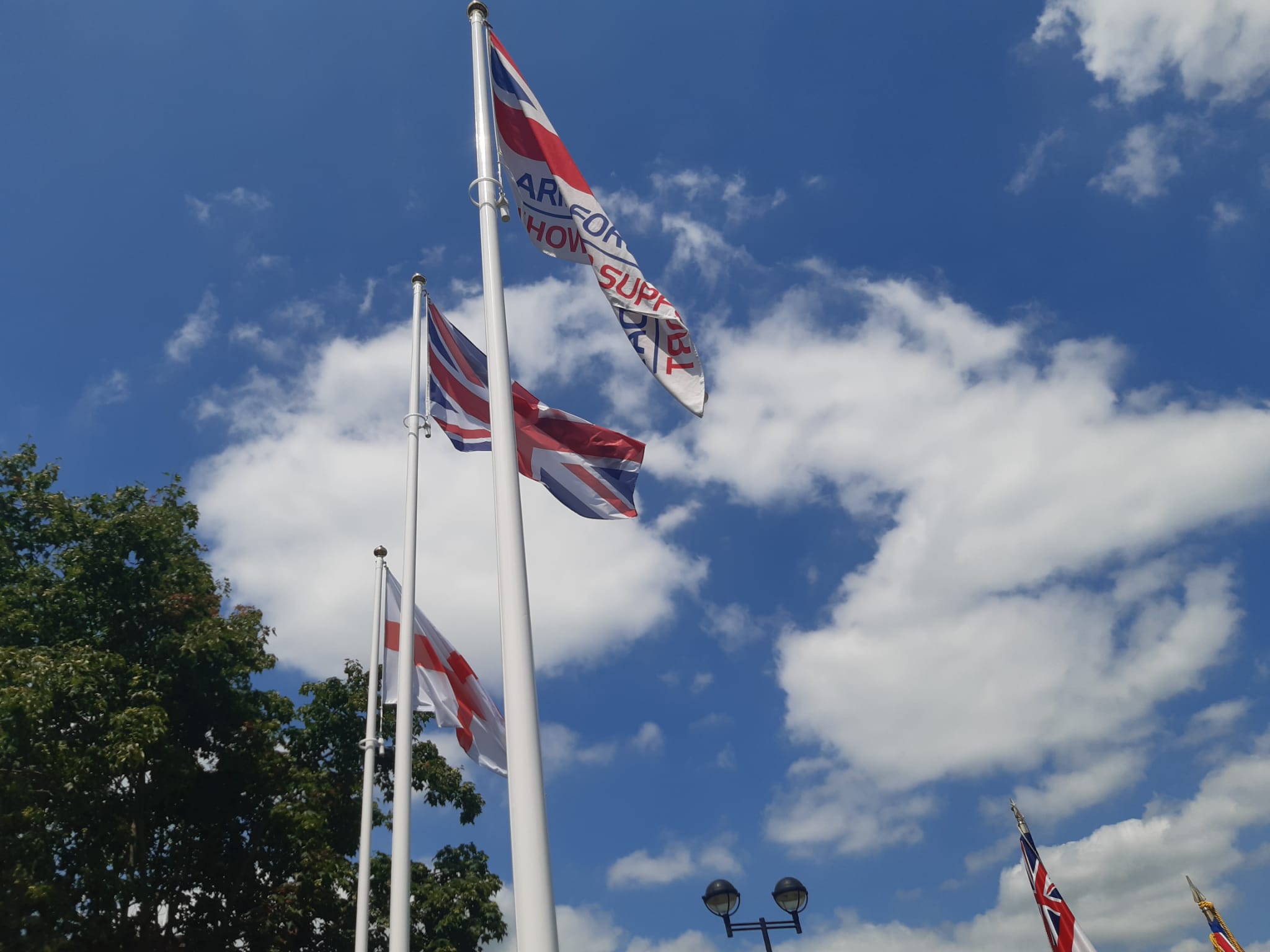 Havering is flying the Armed Forces flag to mark the beginning of Armed Forces week.