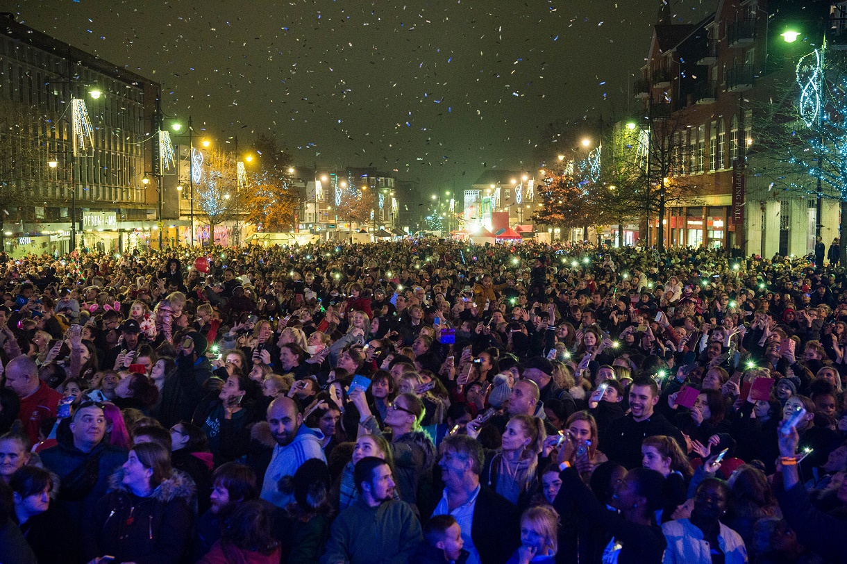 council car parking at Christmas lights events