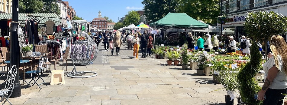 Romford Market banner