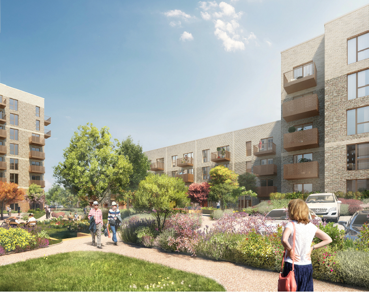 Artist impression for the new retirement village