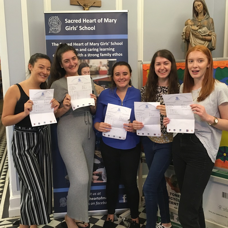 Students receive A-level results 2018