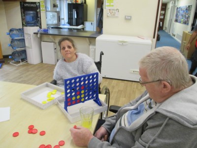 Yew Tree Centre - Two people playing a game