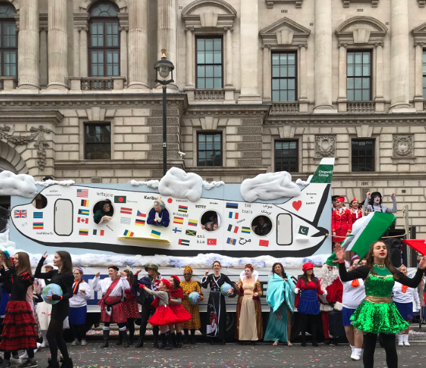 Havering's New Year's Day Parade float